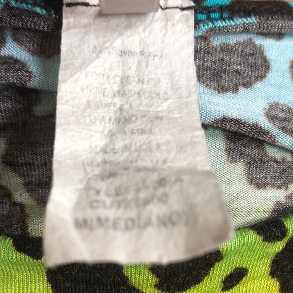 Colorful cheetah print crop top - Picture 5 of 5